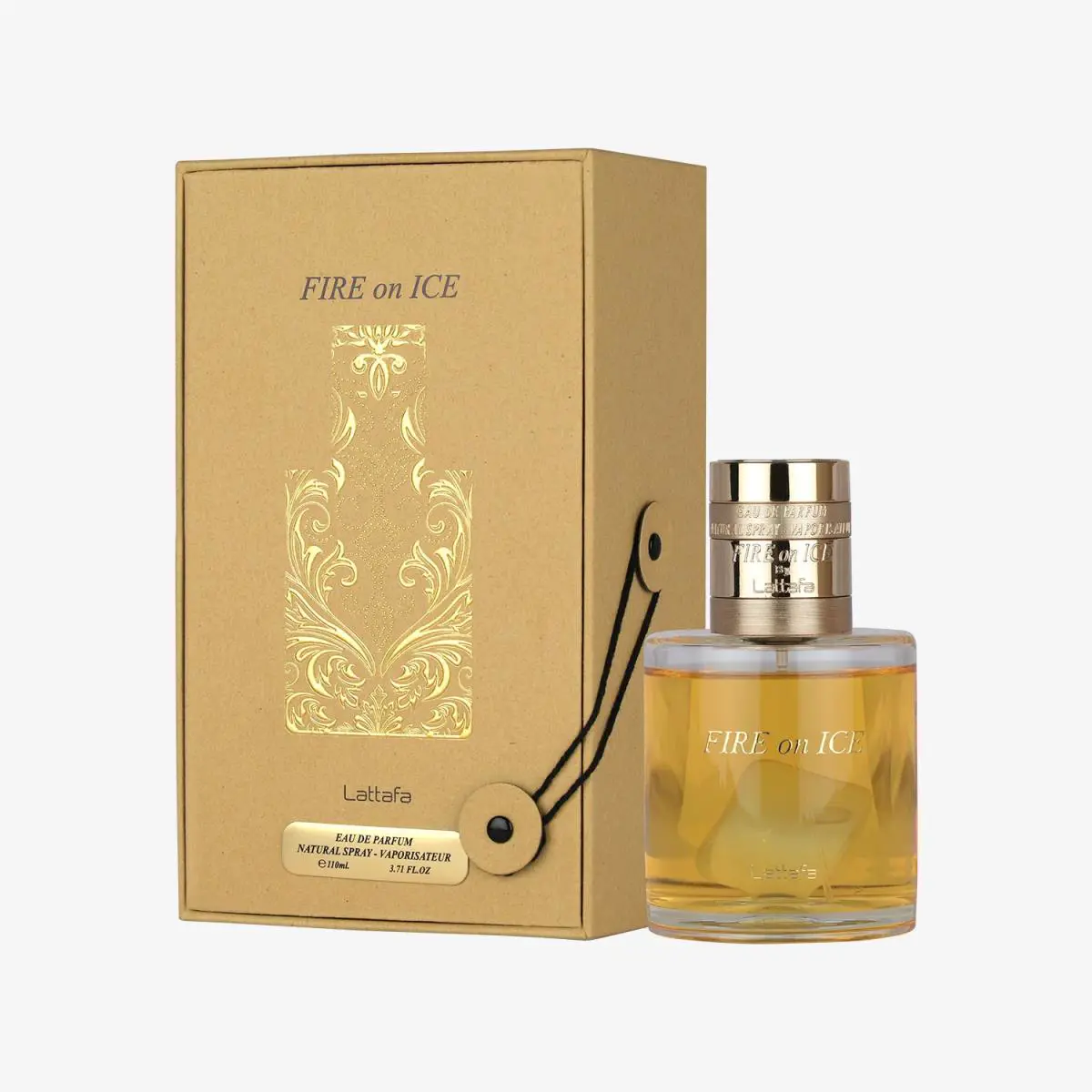 Fire On Ice Eau De Parfum Spray by Lattafa 3.71oz