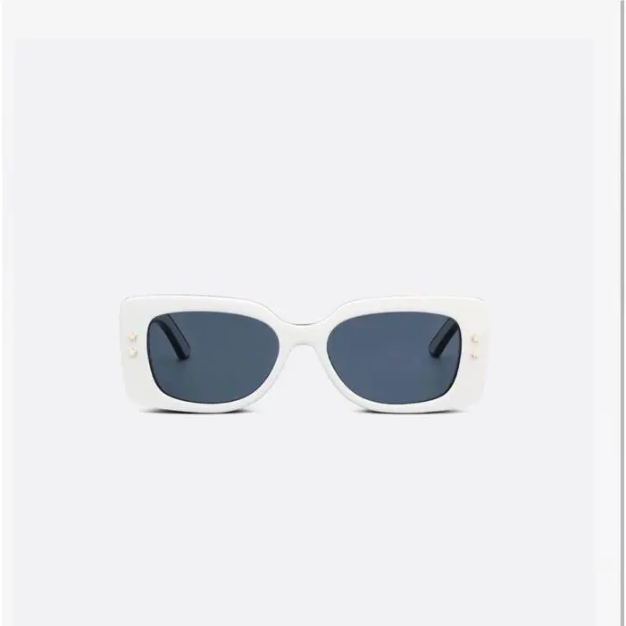 Christian Dior Diorpacific S1U White Blue Blue Lens Women Sunglasses