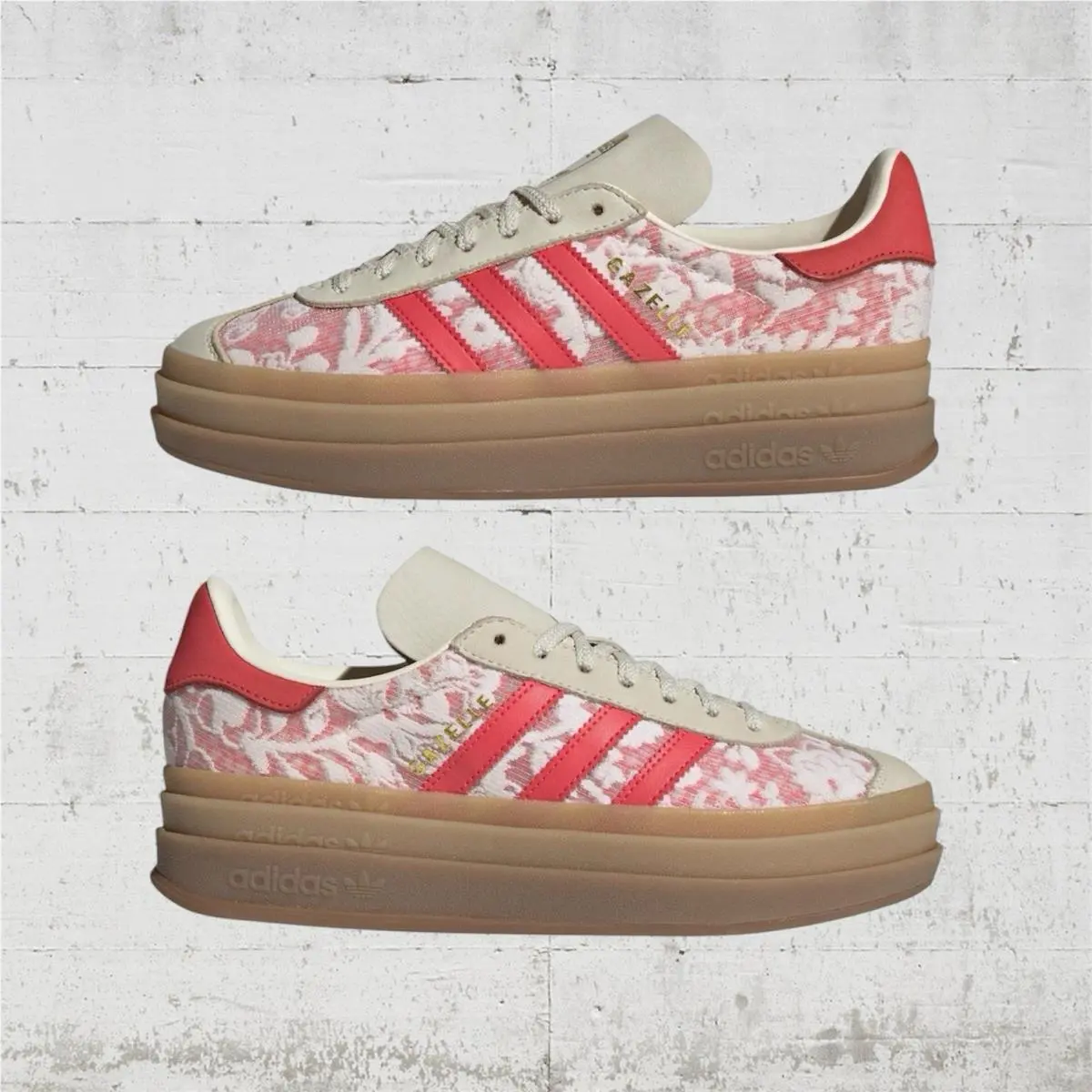 Adidas shoes - adidas Gazelle - Gazelle - JR8885 - Cloud White / Cream White / Better Scarlet (UPC: 197621541743) 2