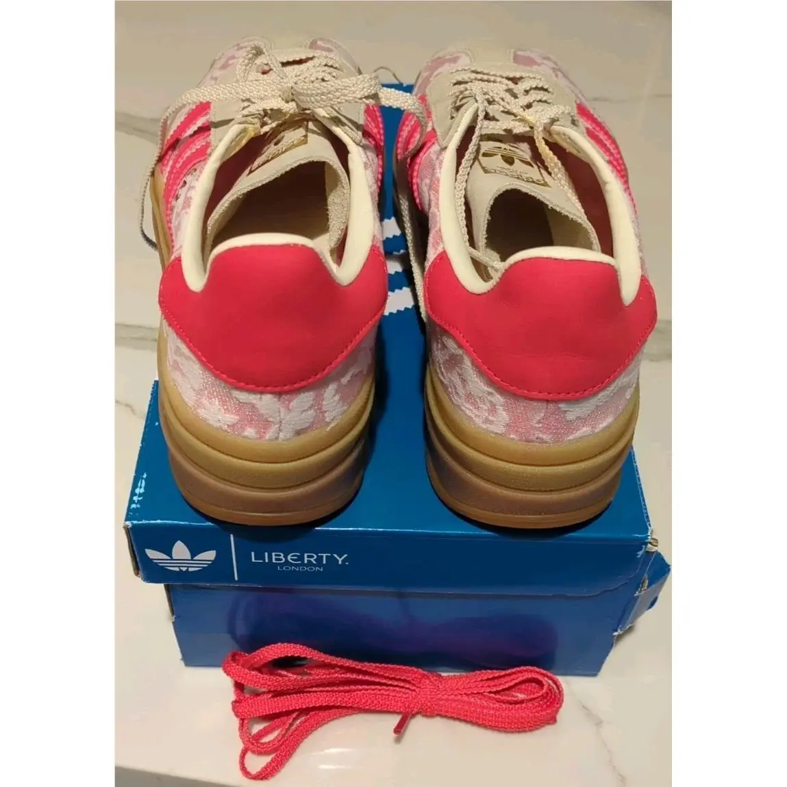 Adidas shoes - adidas Originals Gazelle - Originals Gazelle - JR8885 - Cloud White / Cream White / Better Scarlet (UPC: 197621541682) 1