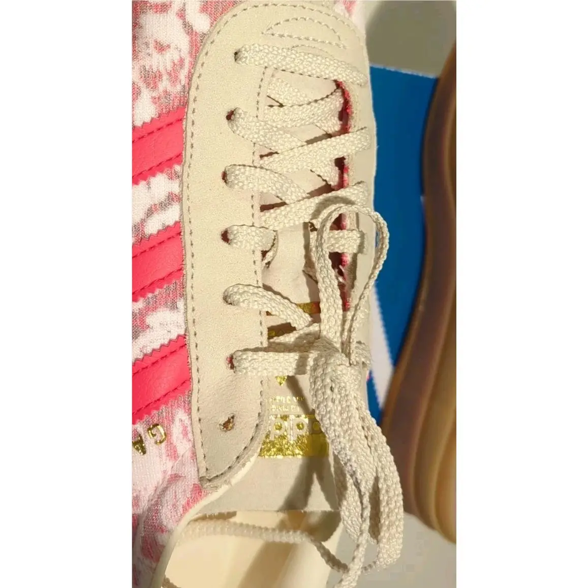 Adidas shoes - adidas Originals Gazelle - Originals Gazelle - JR8885 - Cloud White / Cream White / Better Scarlet (UPC: 197621541682) 4