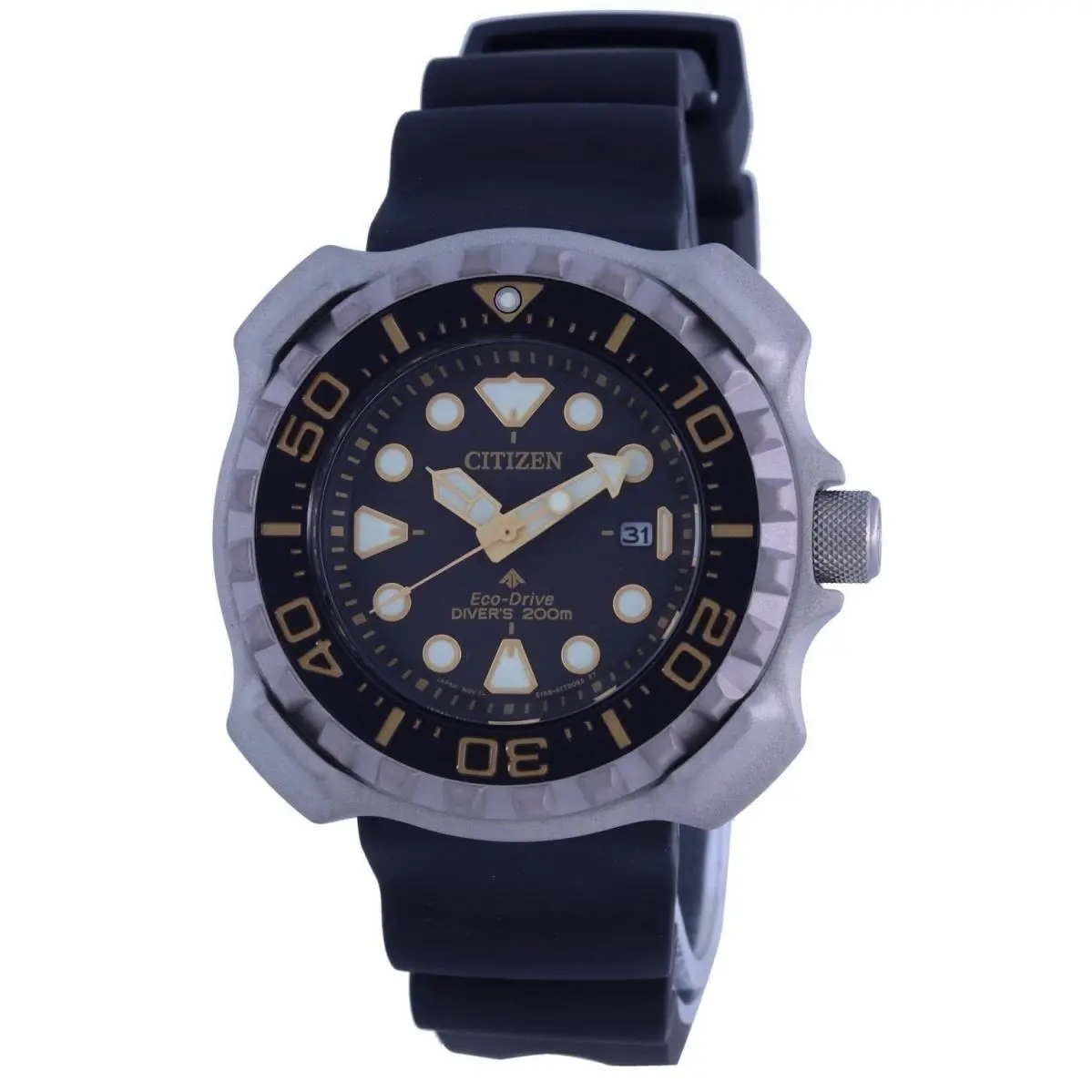 Citizen Promaster Solar Diver`s Black Dial BN0220-16E 200M Men`s Watch