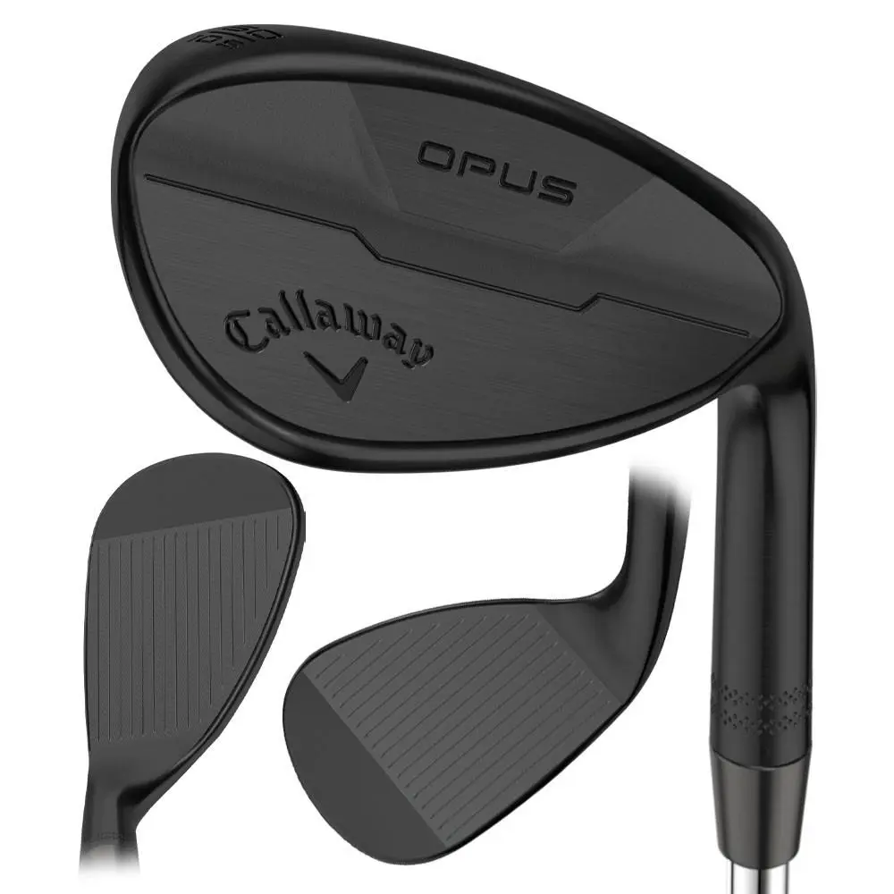 Callaway Men Opus Black Shadow Wedge - 24 - Chrome