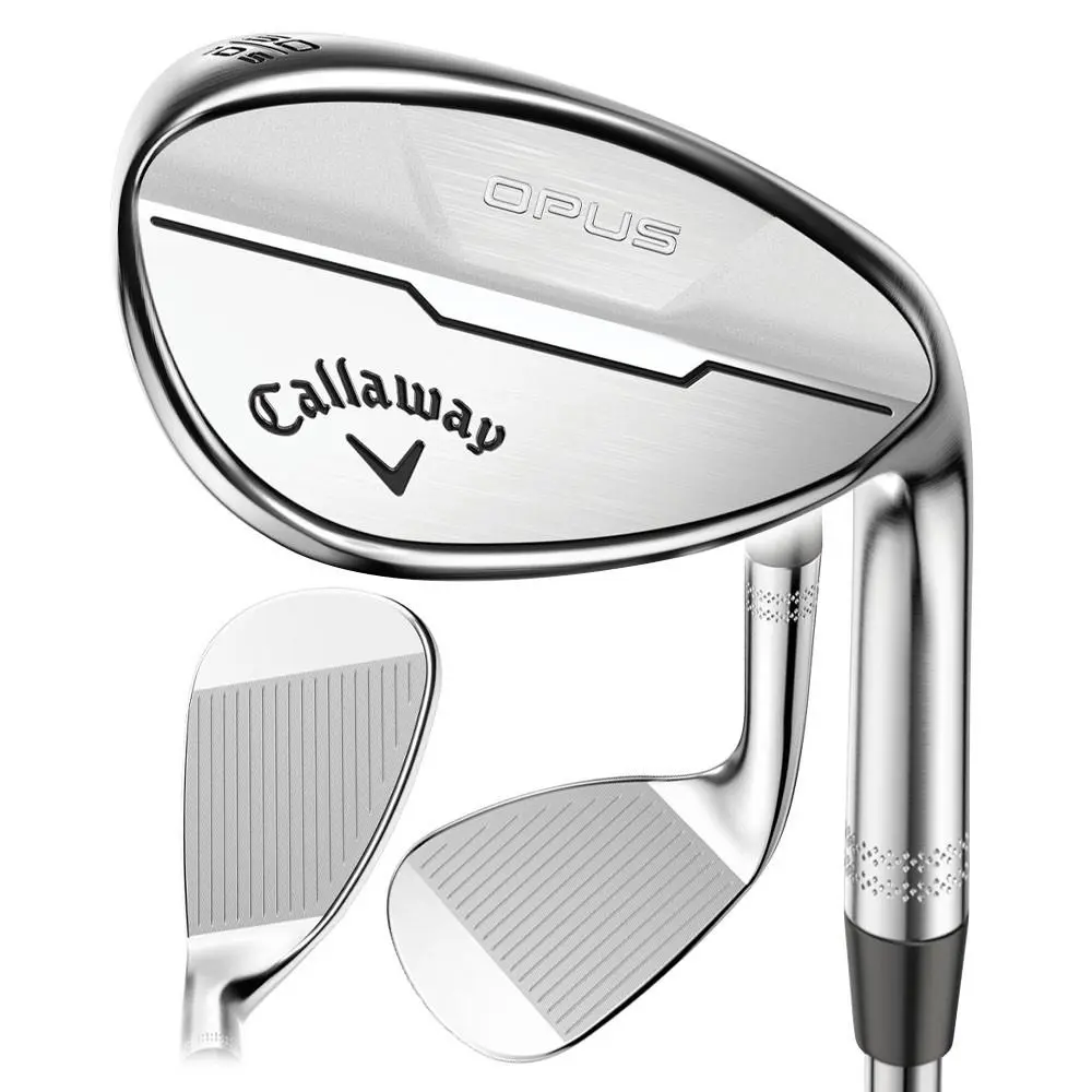 Callaway Men Opus Brushed Chrome Wedge - 24 - Chrome