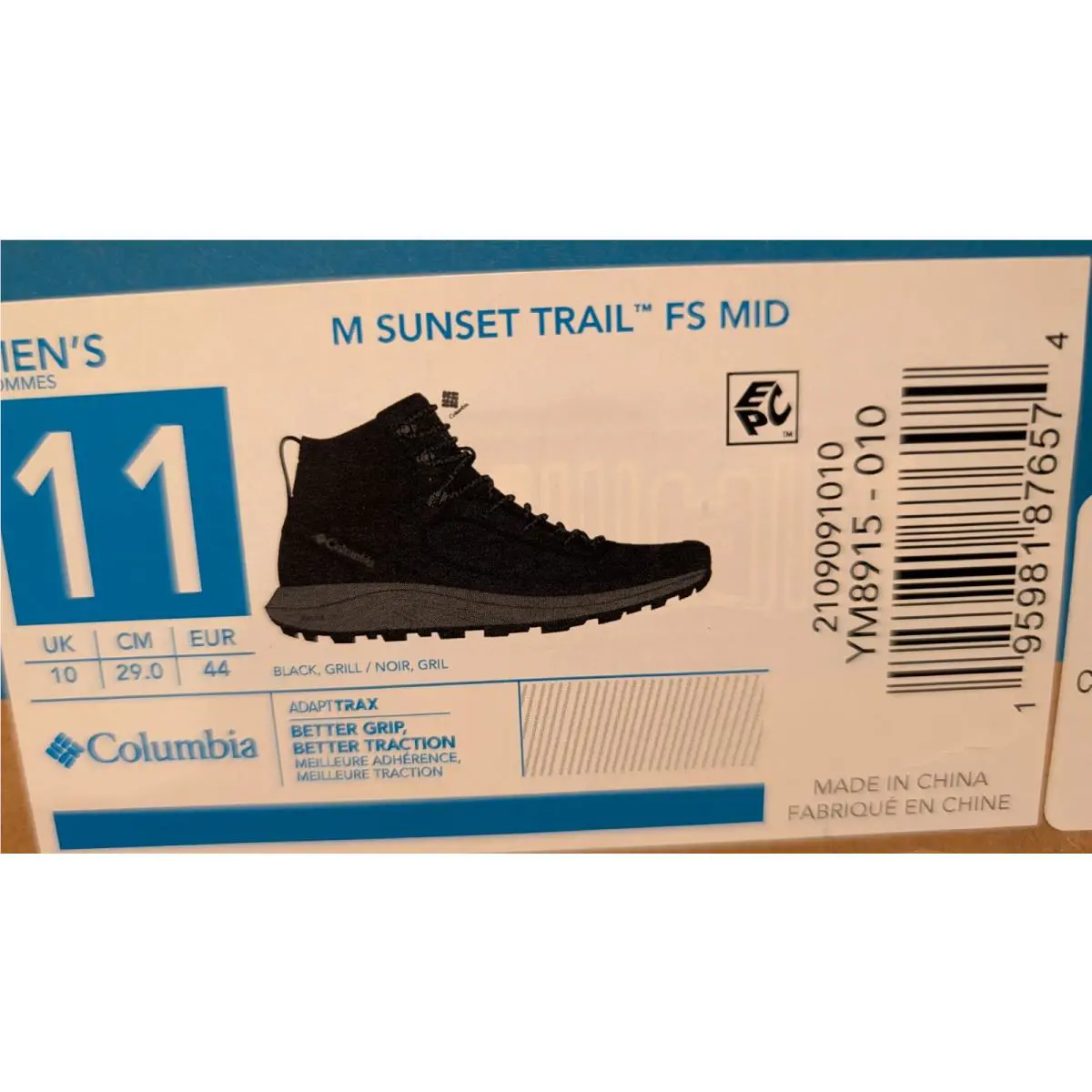 Columbia shoes - Black 5