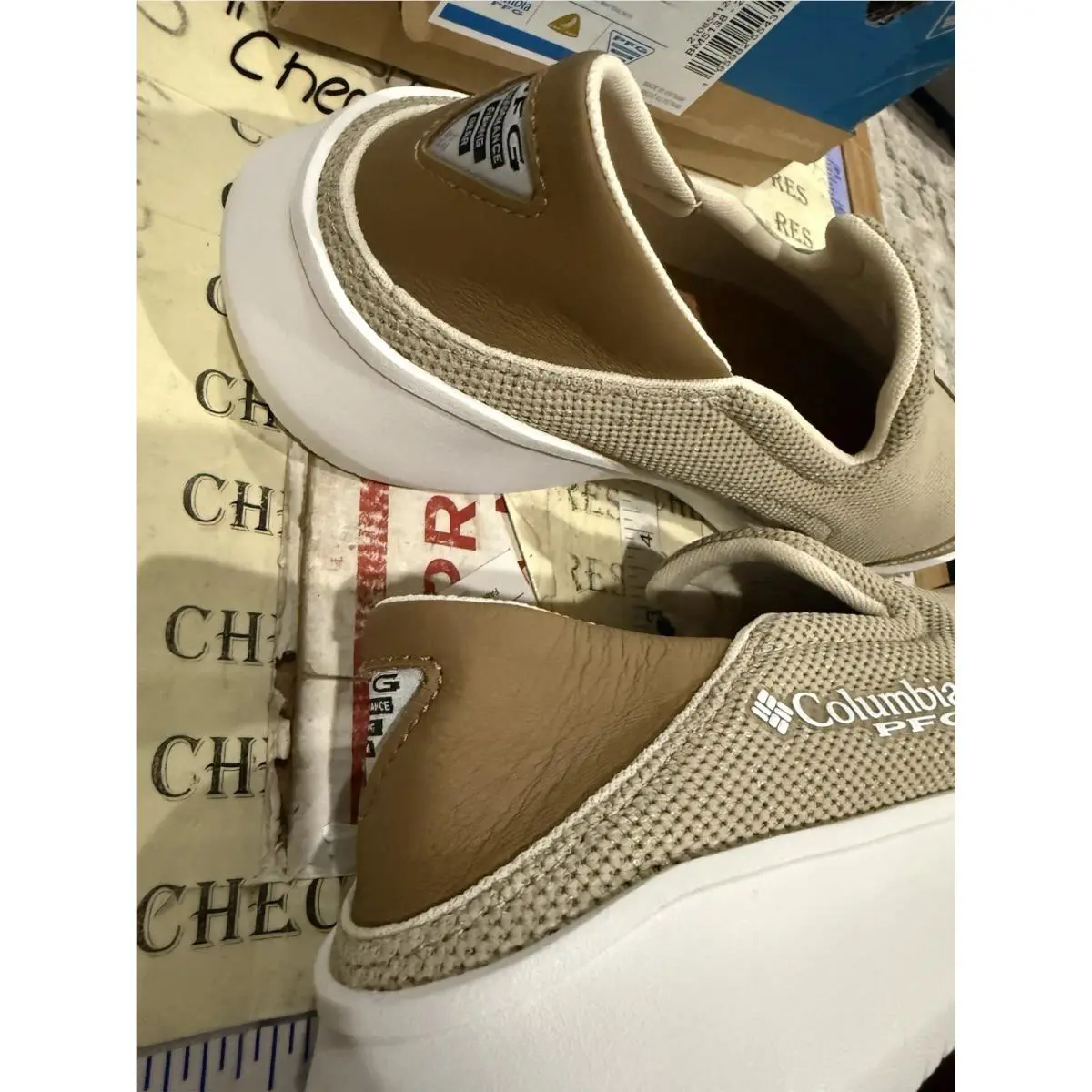 Columbia shoes - Columbia PFG Boatside - PFG Boatside - Canvas Tan/Delta (UPC: 0195982554310) 1