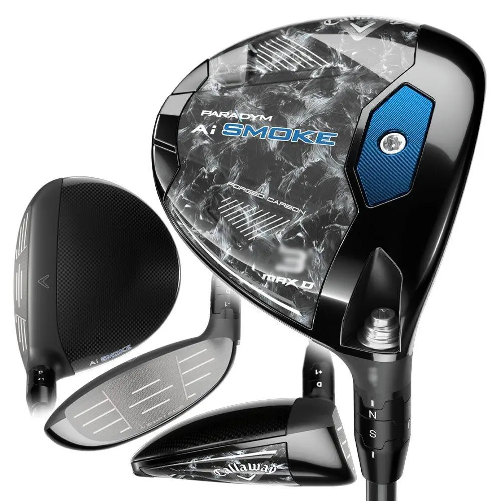 Callaway Women Paradym Ai Smoke Max D Fairway Wood - 24 RH 7 21 Graph Lady - Chrome