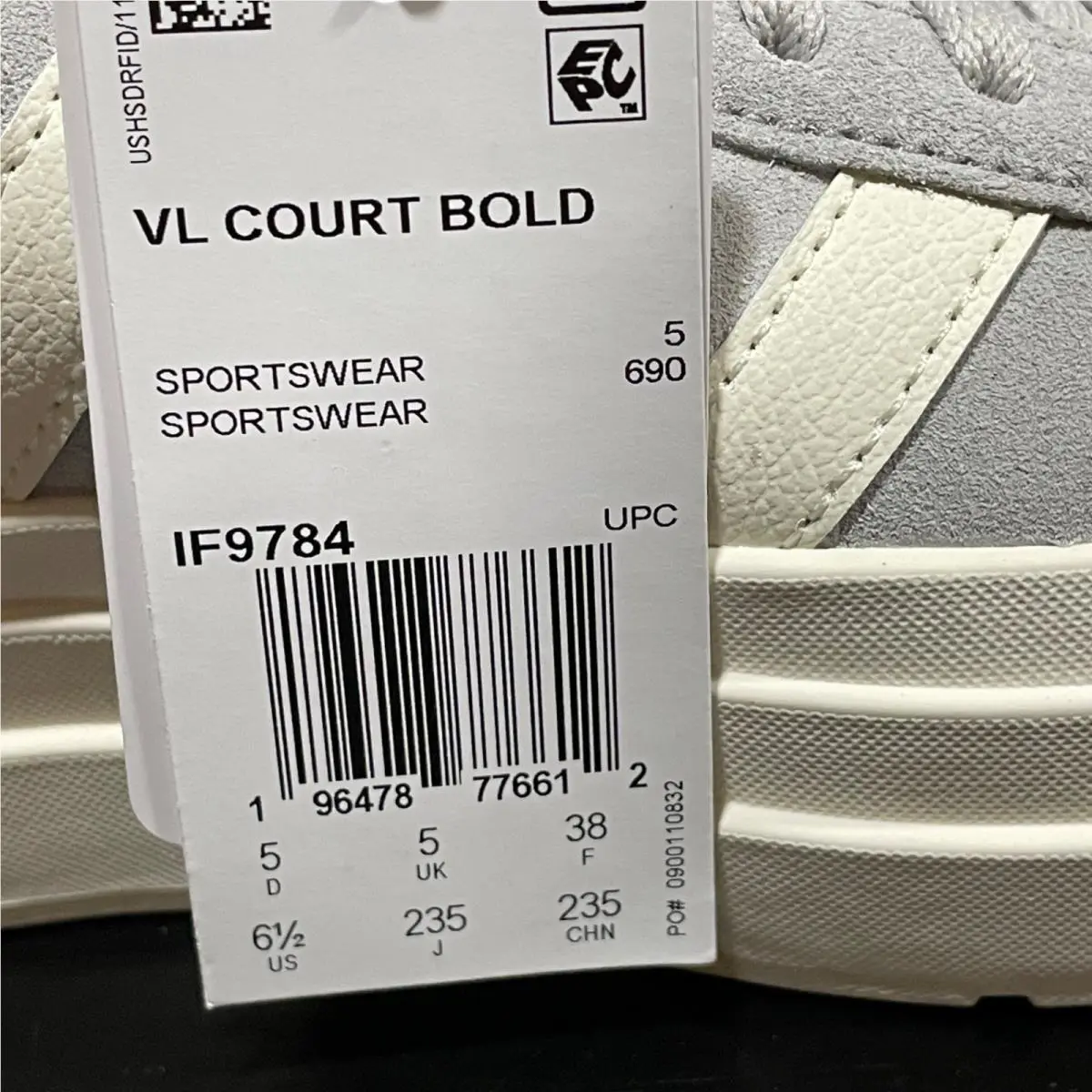 Adidas shoes - adidas Vl Court - Court - IF9784 - Grey 5