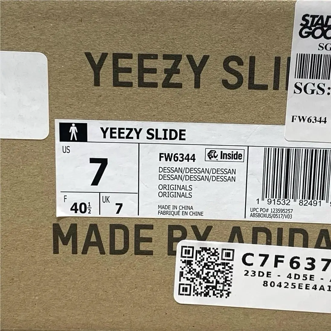 Adidas shoes - adidas Yeezy Slide - Yeezy Slide - FW6344 - Beige 3