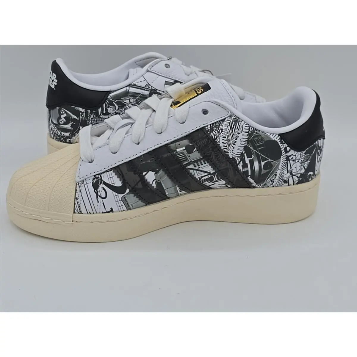 Adidas shoes - adidas Superstar - Superstar - IF9249 - CLOUD WHITE/CORE BLACK/GOLD METALLIC 14
