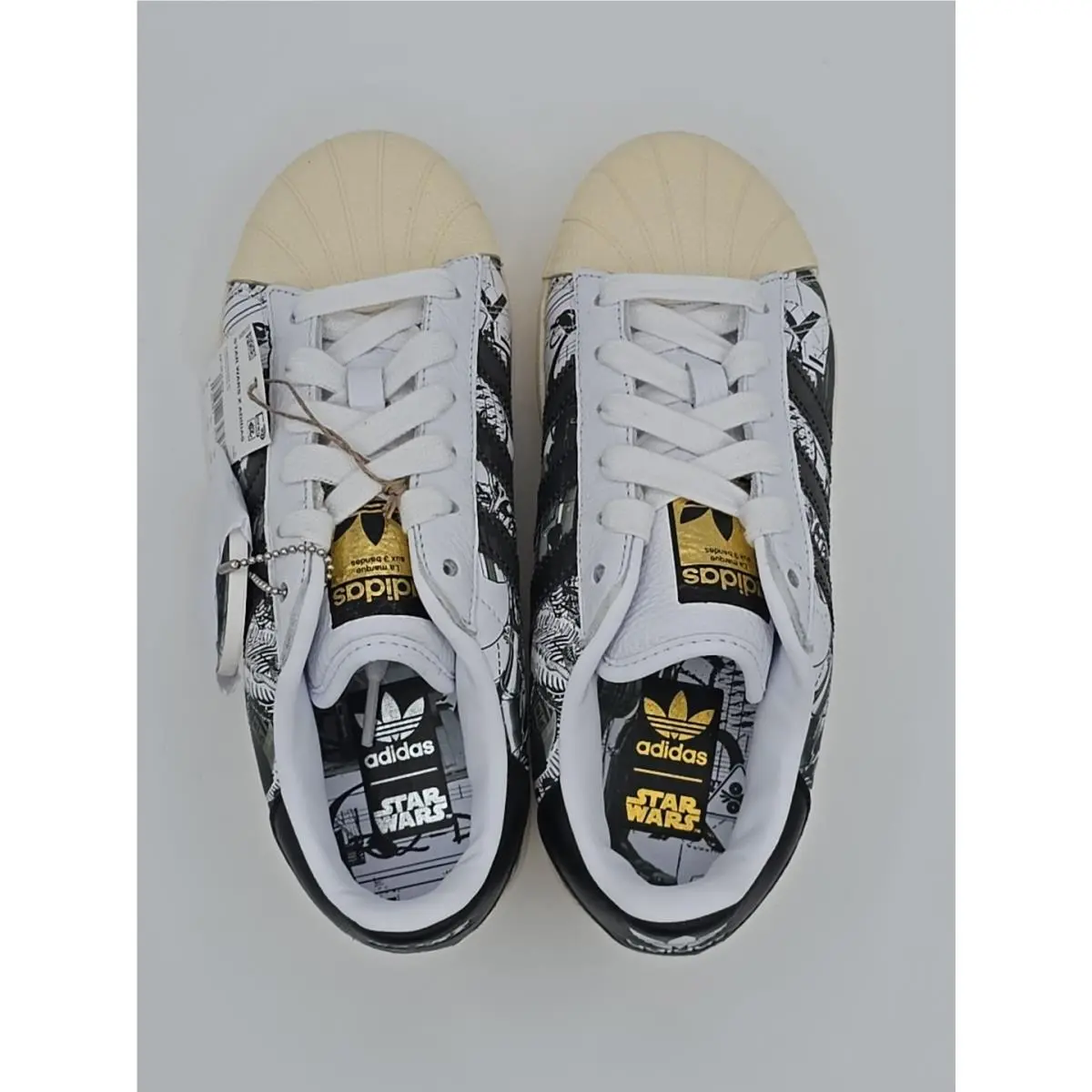 Adidas shoes - adidas Superstar - Superstar - IF9249 - CLOUD WHITE/CORE BLACK/GOLD METALLIC 17