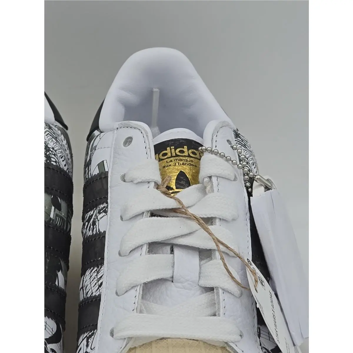 Adidas shoes - adidas Superstar - Superstar - IF9249 - CLOUD WHITE/CORE BLACK/GOLD METALLIC 6