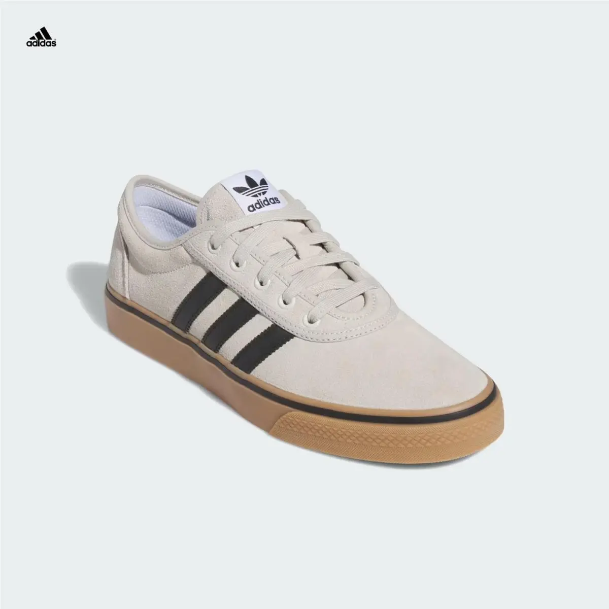 Adidas Adi Ease Crystal White / Core Black / Gum IE3146 Men`s Size 8.5