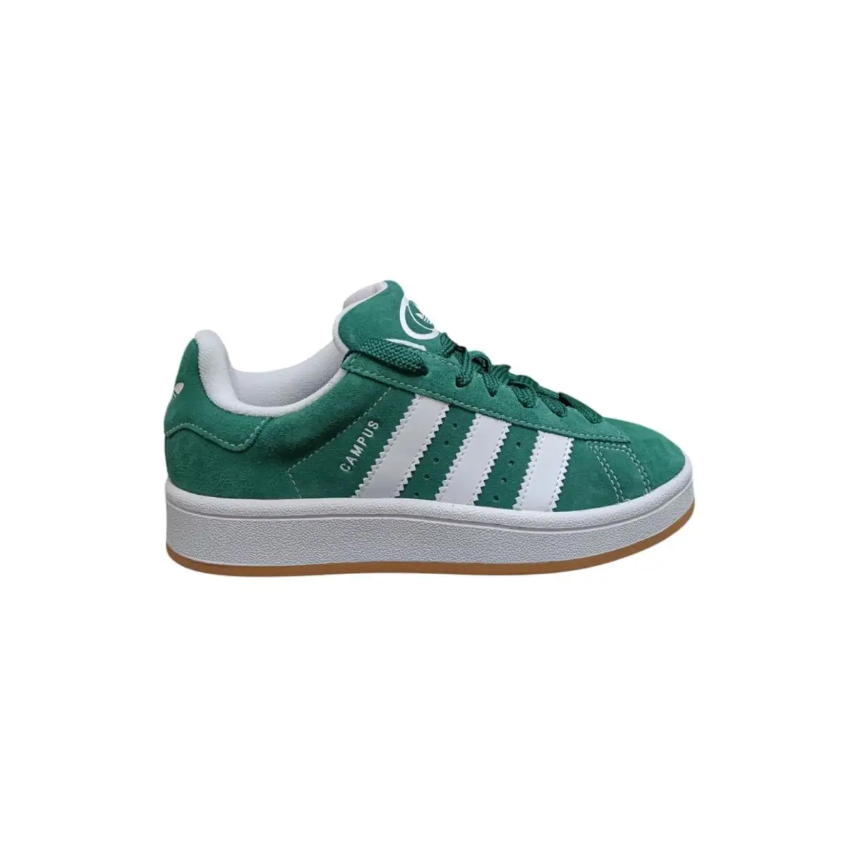 Adidas Campus 00s Big Kid Sneaker - Dark Green/white - Size 7Y