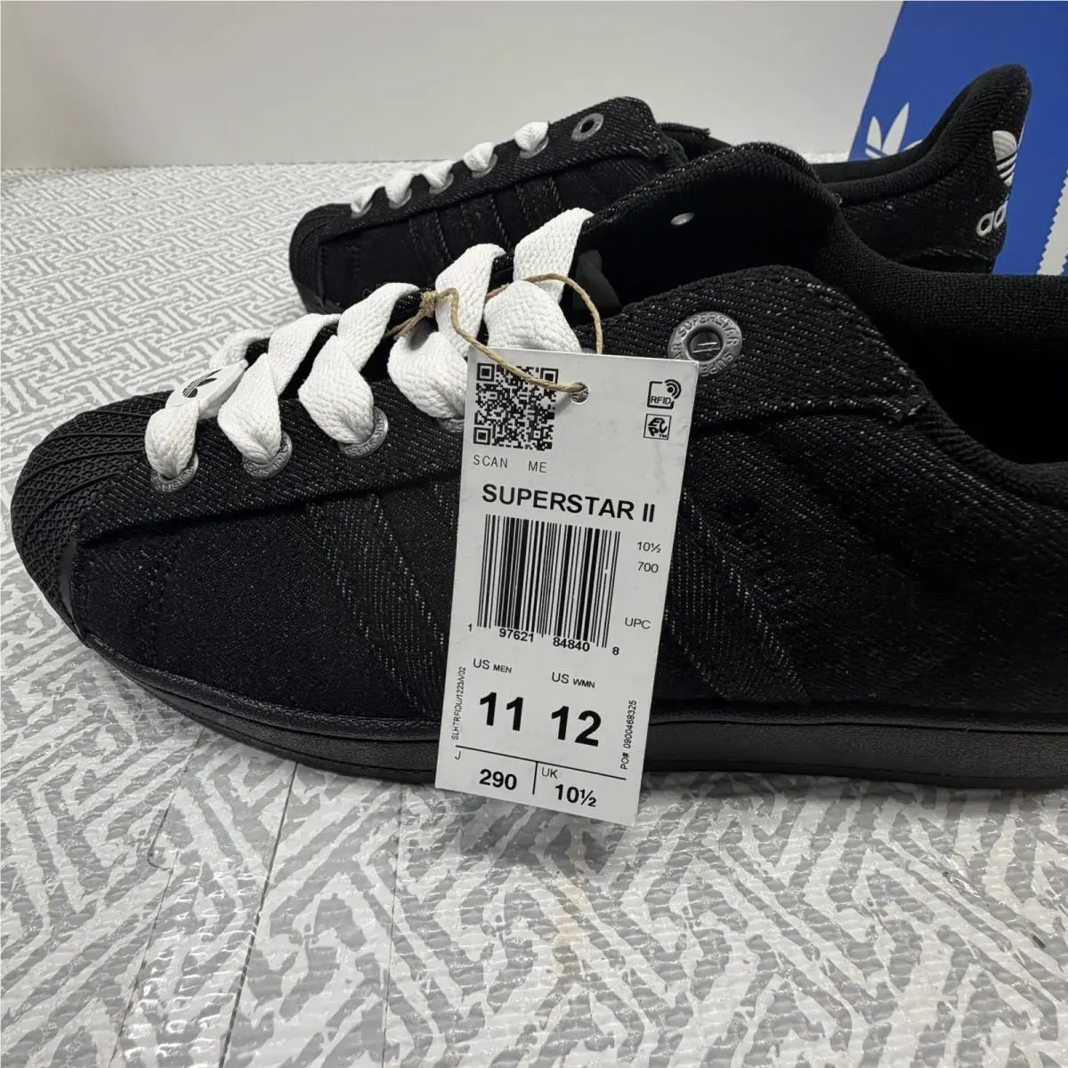 Adidas shoes - Adidas Superstar II - Superstar - JQ3211 - Black 9