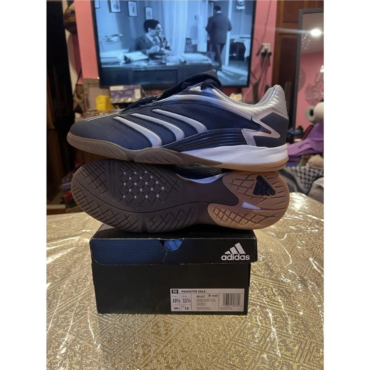 Official Adidas Predator Sala Shoe JR4227 Men`s Size 10.5