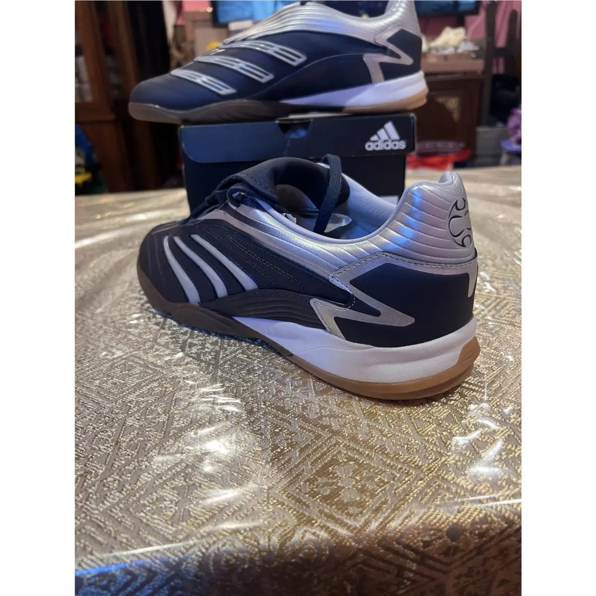 Adidas shoes - adidas Copa - Copa - JR4227 - Shadow Navy / Silver Metallic / Gum, Manufacturer: Black / Solar Lime (UPC: 0197620627769) 8