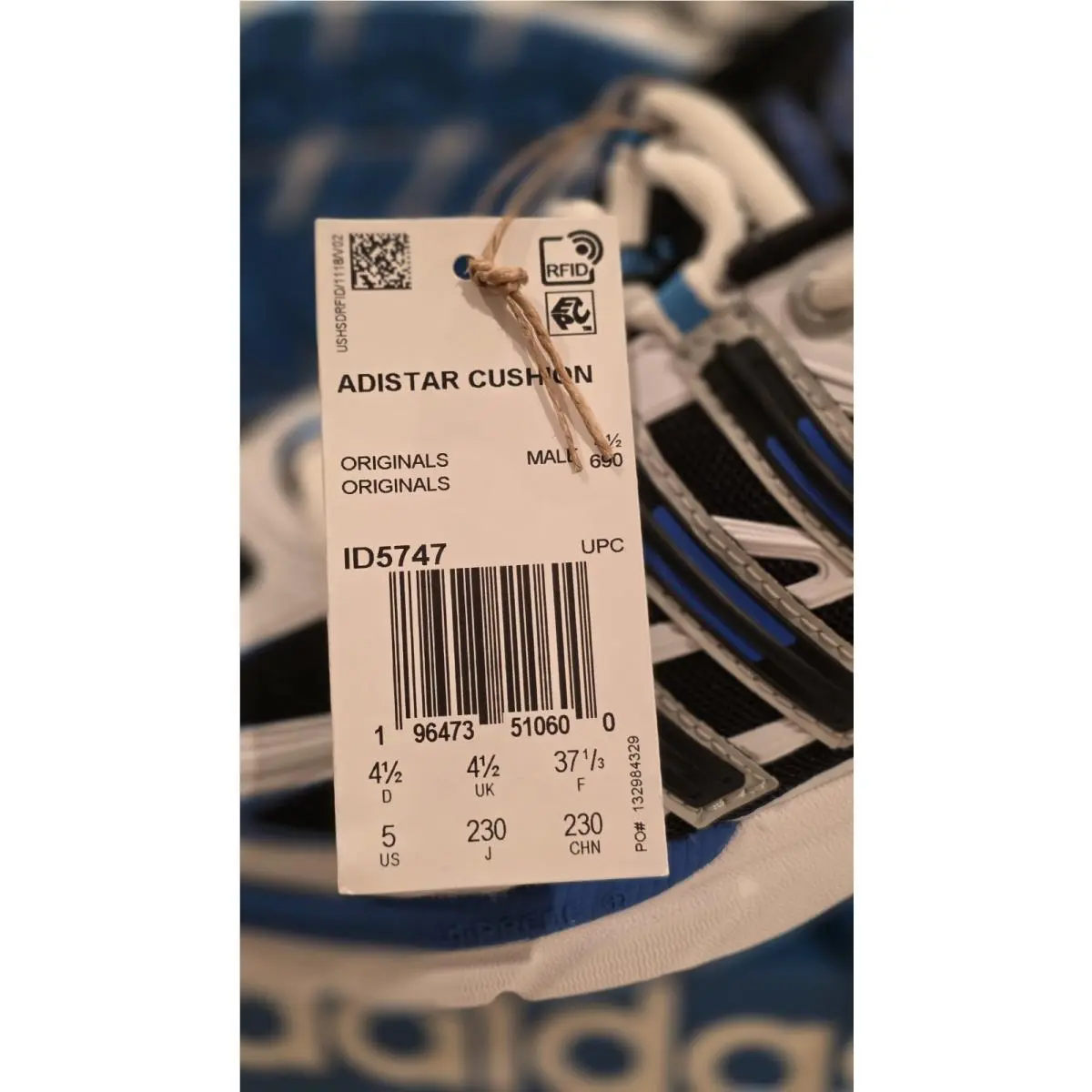 Adidas shoes - adidas adistar - adistar - ID5747 - White/ Blue/ Black 9