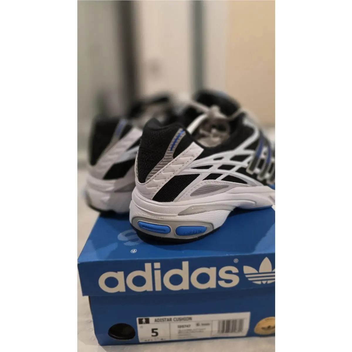 Adidas shoes - adidas adistar - adistar - ID5747 - White/ Blue/ Black 4