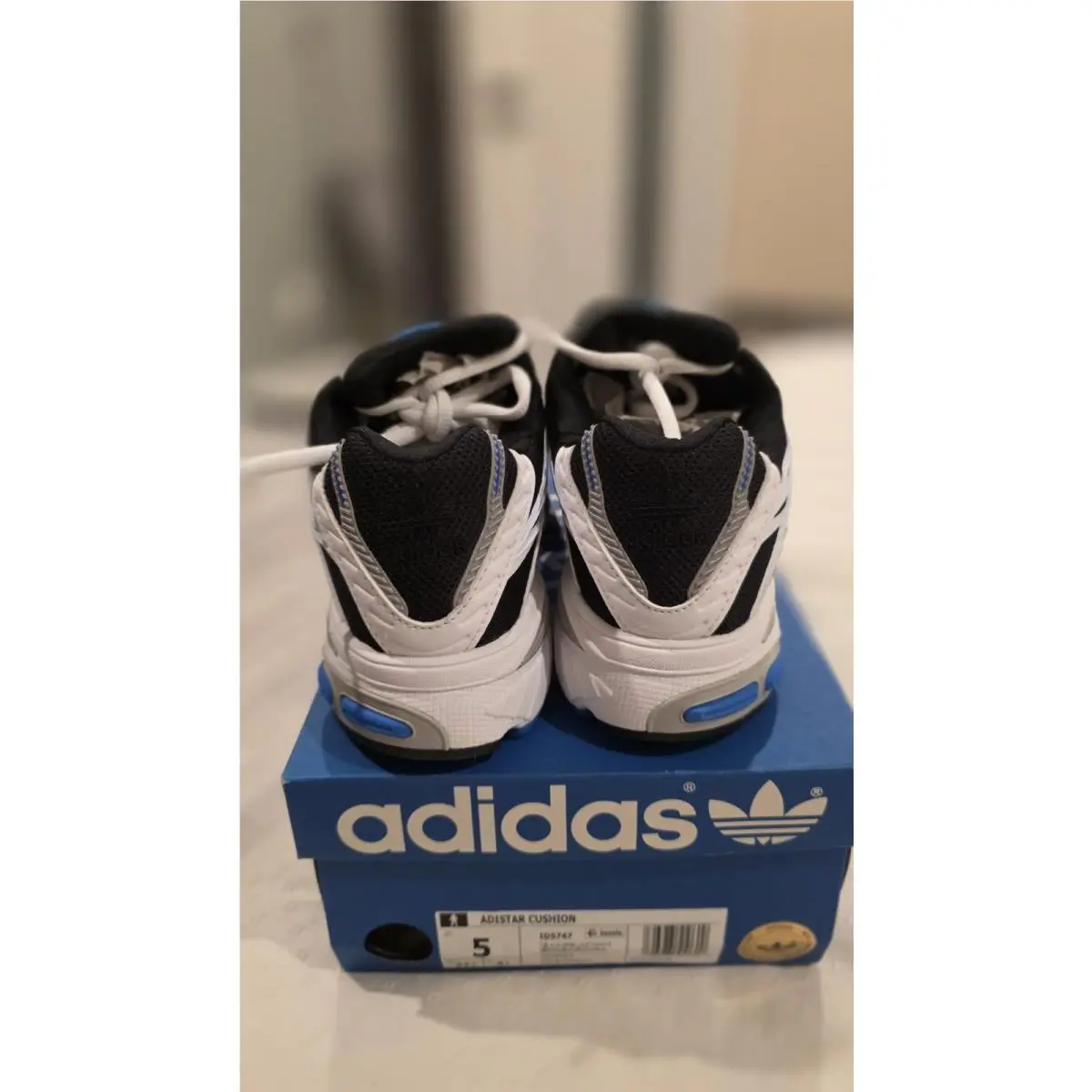 Adidas shoes - adidas adistar - adistar - ID5747 - White/ Blue/ Black 5