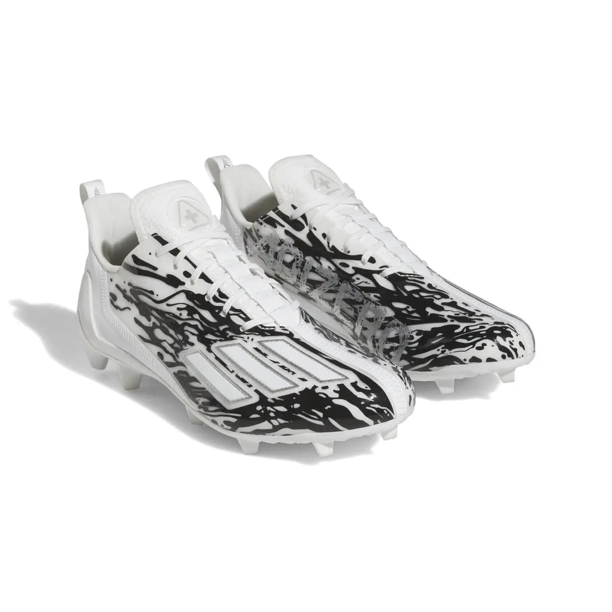 Adidas Adizero 12.0 Poison Football Shoes White/silver Metallic/black 11.5 D