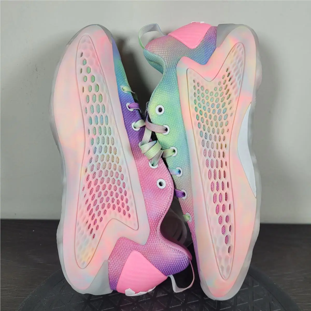 Adidas shoes - Adidas Anthony Edwards 1 J Low - JR3916 - Pink 2