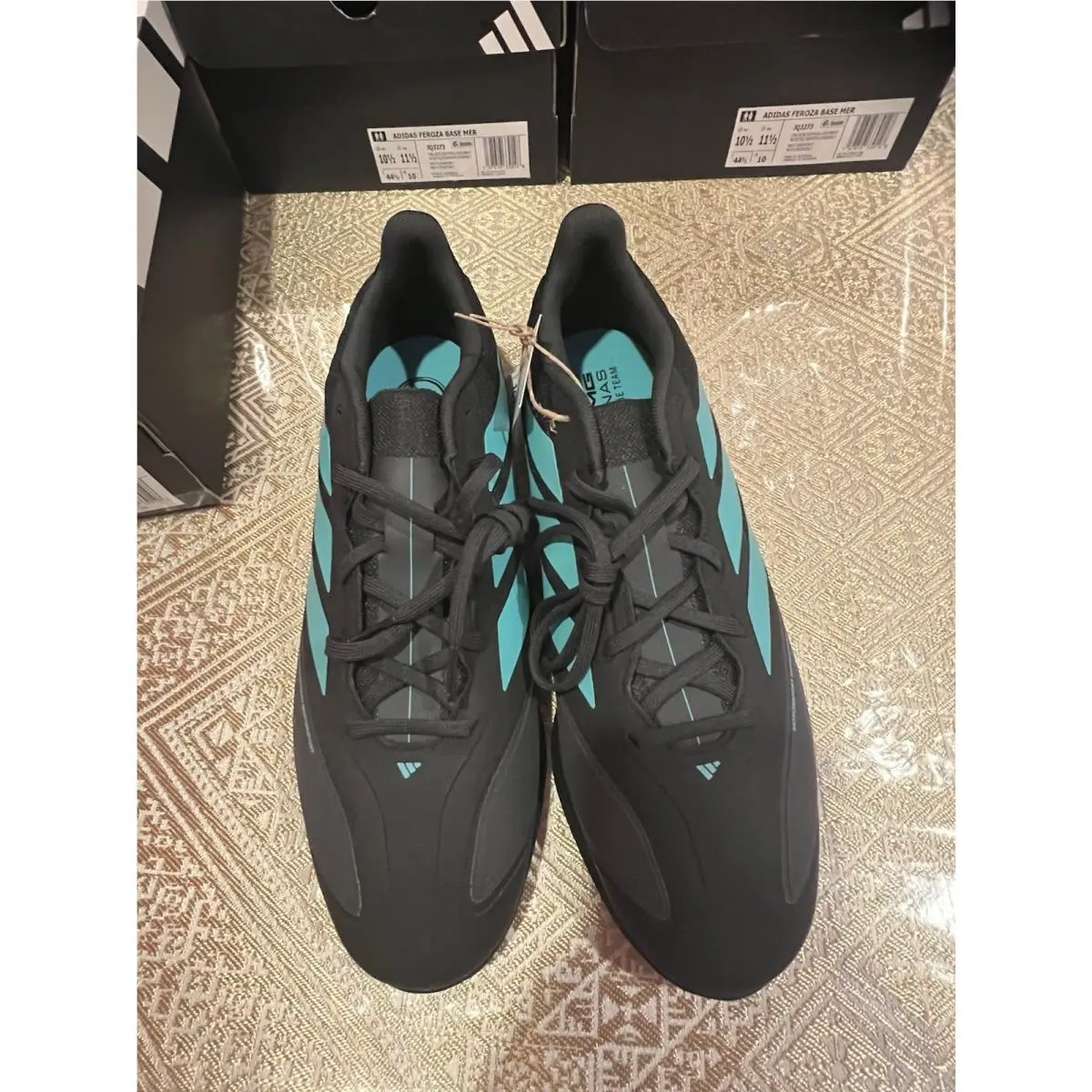 Adidas shoes - adidas Motorsports - Motorsports - JQ3273 - Core Black / Semi Mint Rush / Iron Metallic (UPC: 0197618339148) 9