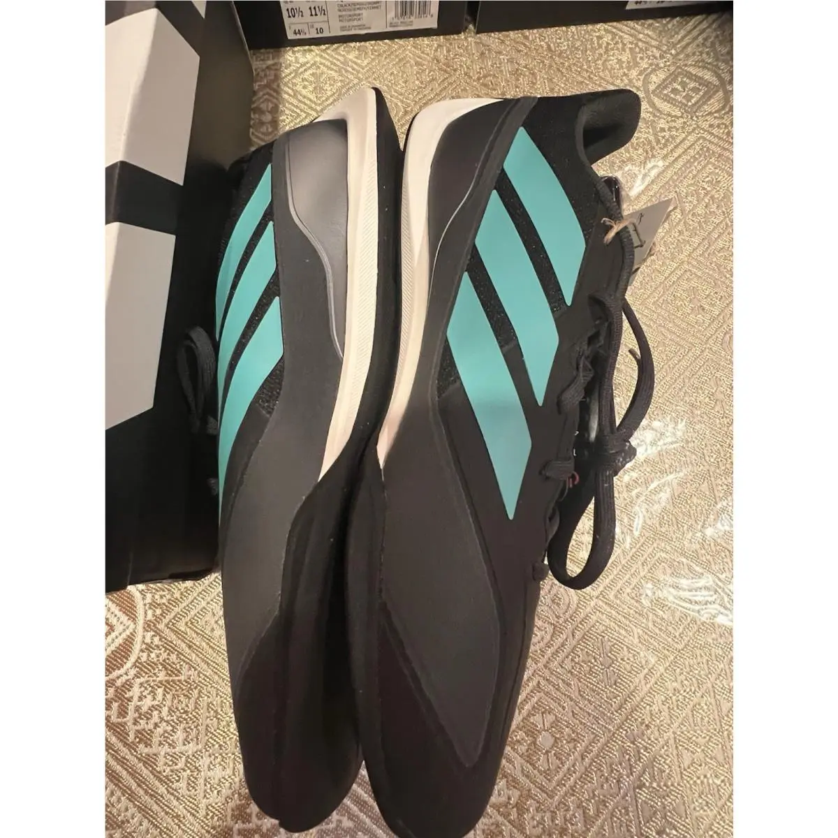 Adidas shoes - adidas Motorsports - Motorsports - JQ3273 - Core Black / Semi Mint Rush / Iron Metallic (UPC: 0197618339148) 10