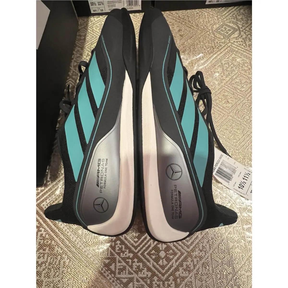 Adidas shoes - adidas Motorsports - Motorsports - JQ3273 - Core Black / Semi Mint Rush / Iron Metallic (UPC: 0197618339148) 11