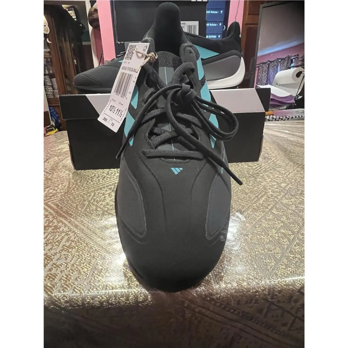 Adidas shoes - adidas Motorsports - Motorsports - JQ3273 - Core Black / Semi Mint Rush / Iron Metallic (UPC: 0197618339148) 1