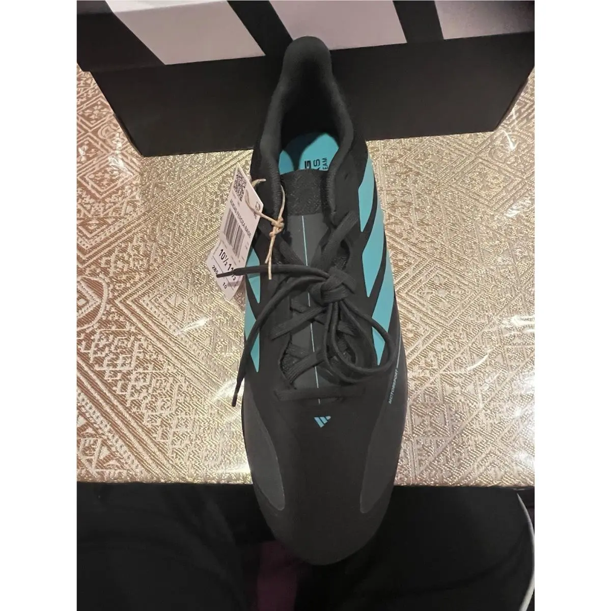 Adidas shoes - adidas Motorsports - Motorsports - JQ3273 - Core Black / Semi Mint Rush / Iron Metallic (UPC: 0197618339148) 4