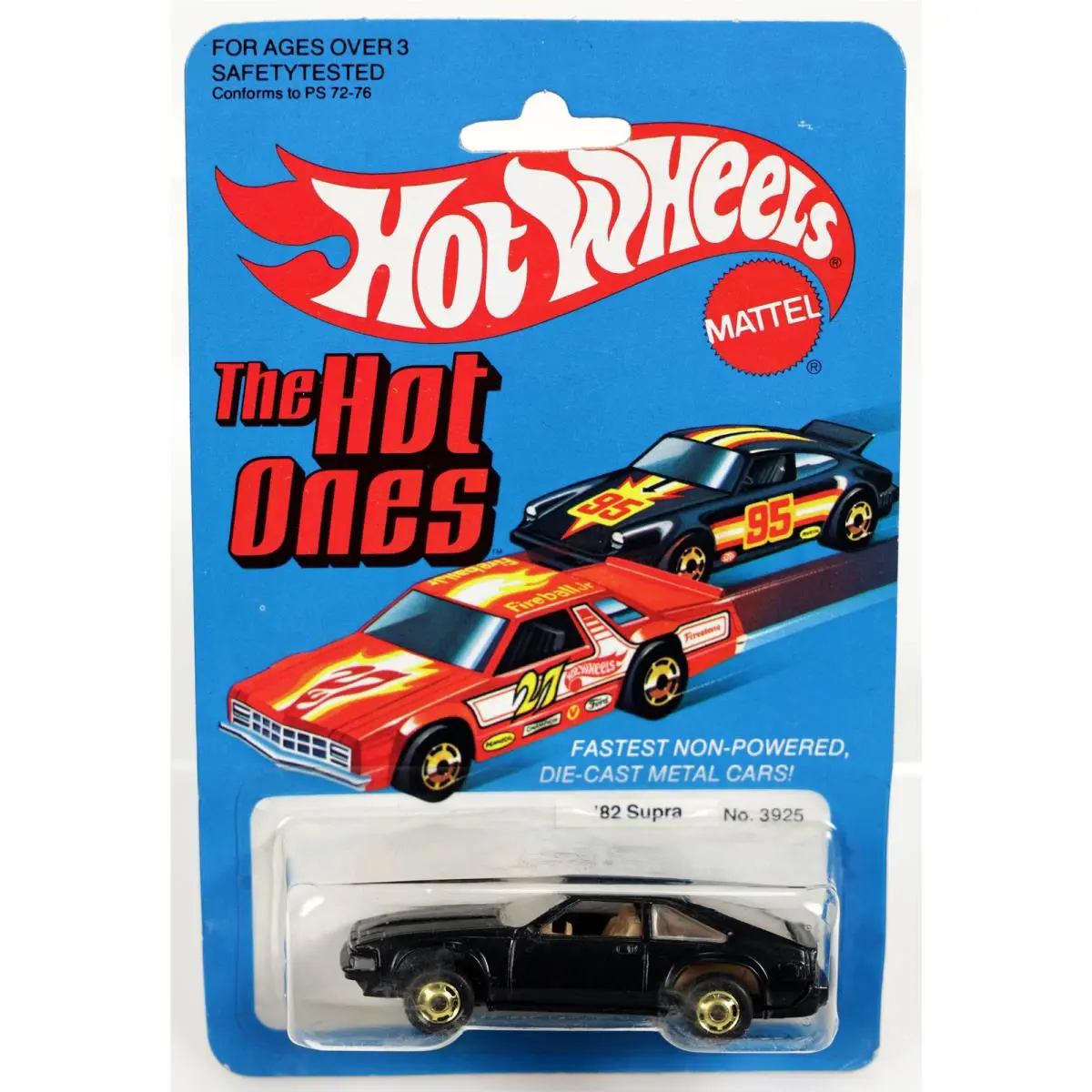 Vintage Hot Wheels 1982 Toyota Supra The Hot Ones Series - 3925 Nrfp 1981 Black