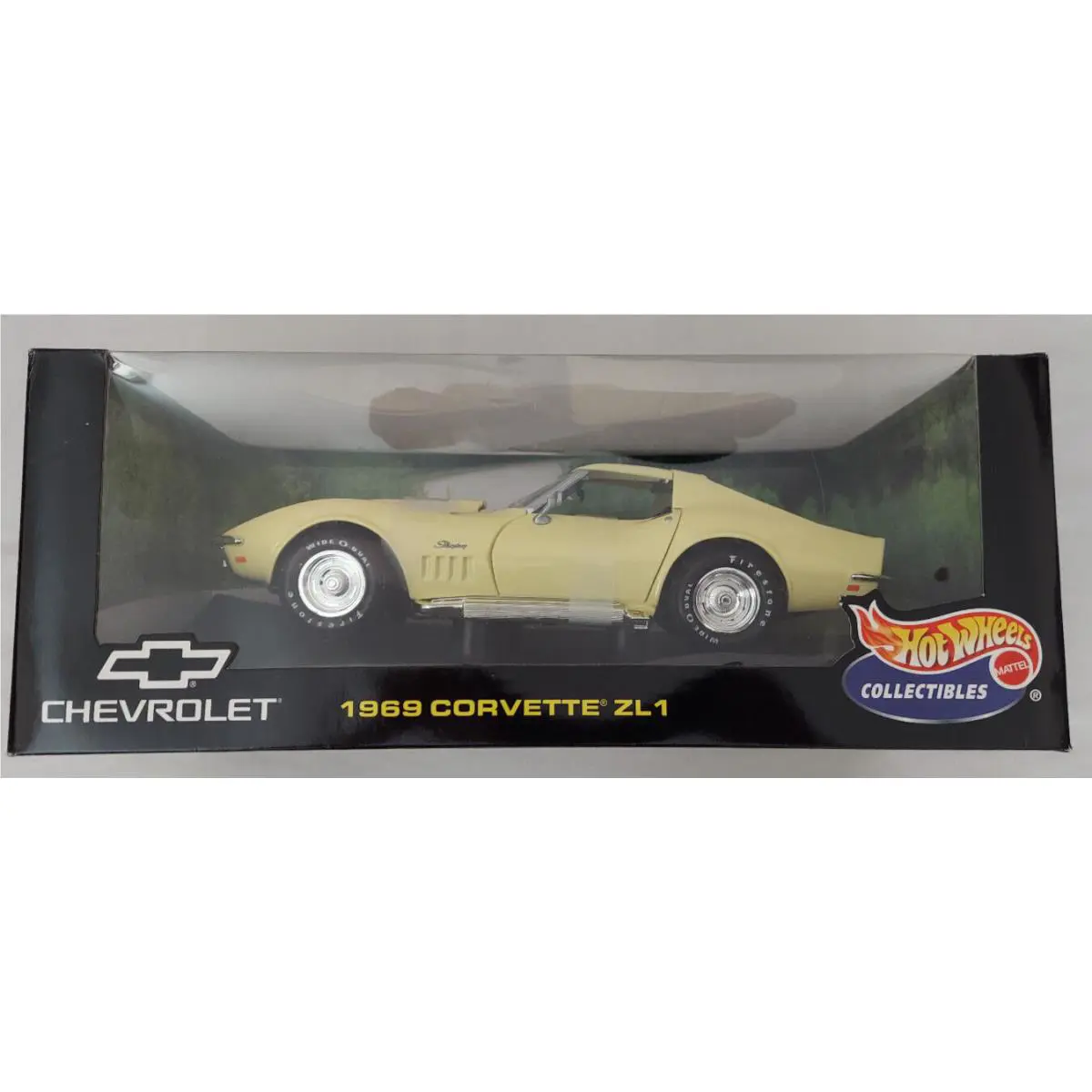Hot Wheels 1:18 Scale 1969 Corvette 427 ZL-1 in Yellow Nip