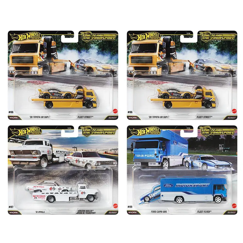 Hot Wheels 2026 Team Transport- 1:64 - Mix 1 Vehicle Case of 4