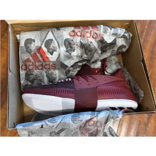 Nos Adidas Dame 3 Maroon Mens 10.5