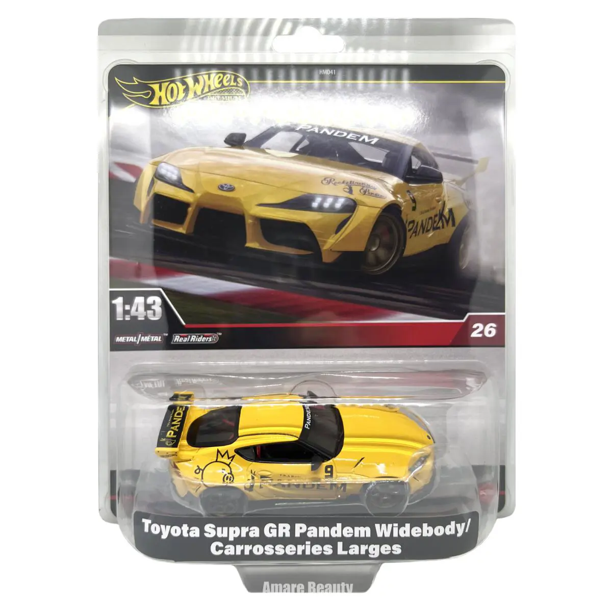 Hot Wheels Premium Die-cast Metal 1:43 Scale Vehicle - Toyota Supra GR Pandem