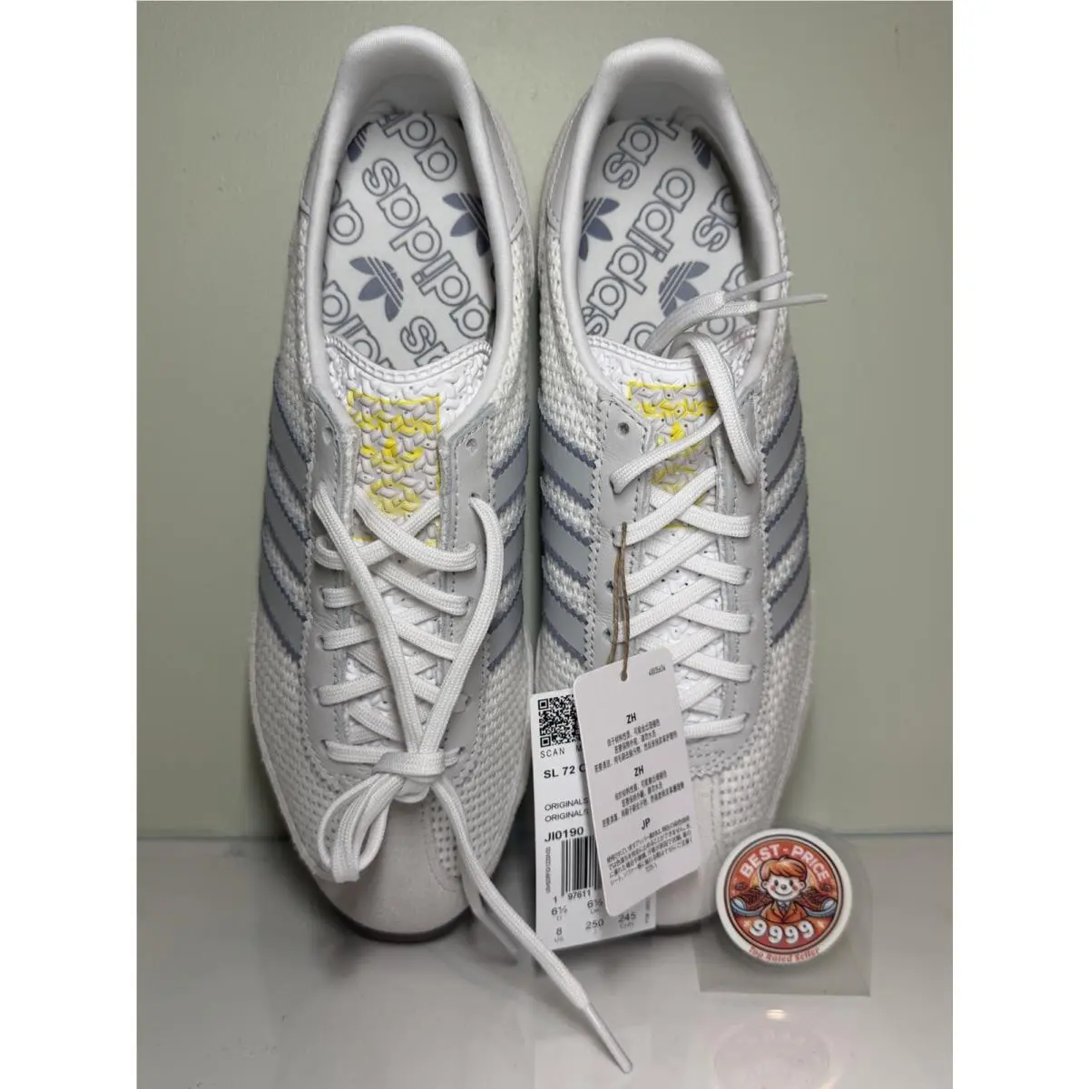 Adidas shoes - JI0190 - SL 72 OG - Gray/ Yellow 0