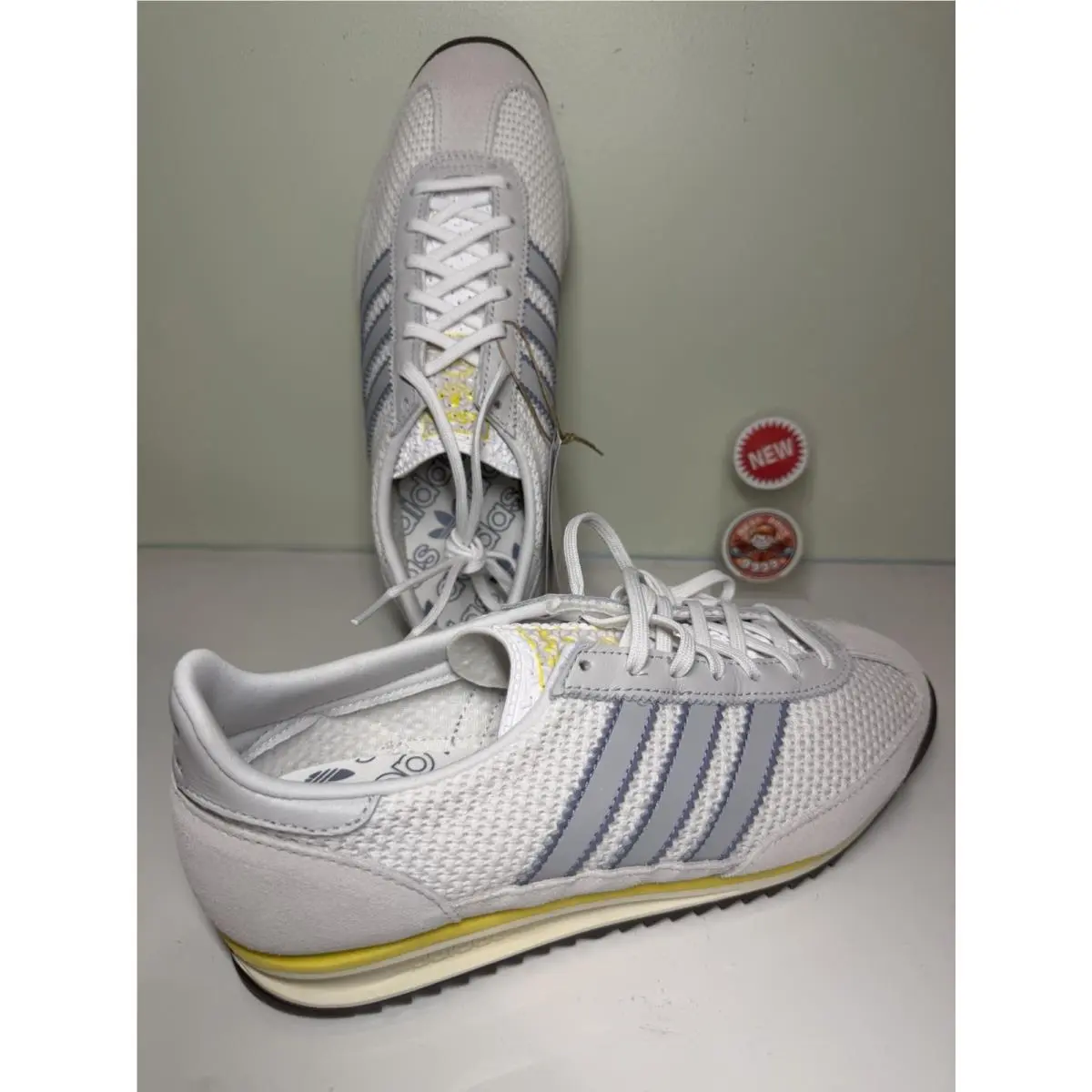 Adidas shoes - JI0190 - SL 72 OG - Gray/ Yellow 1