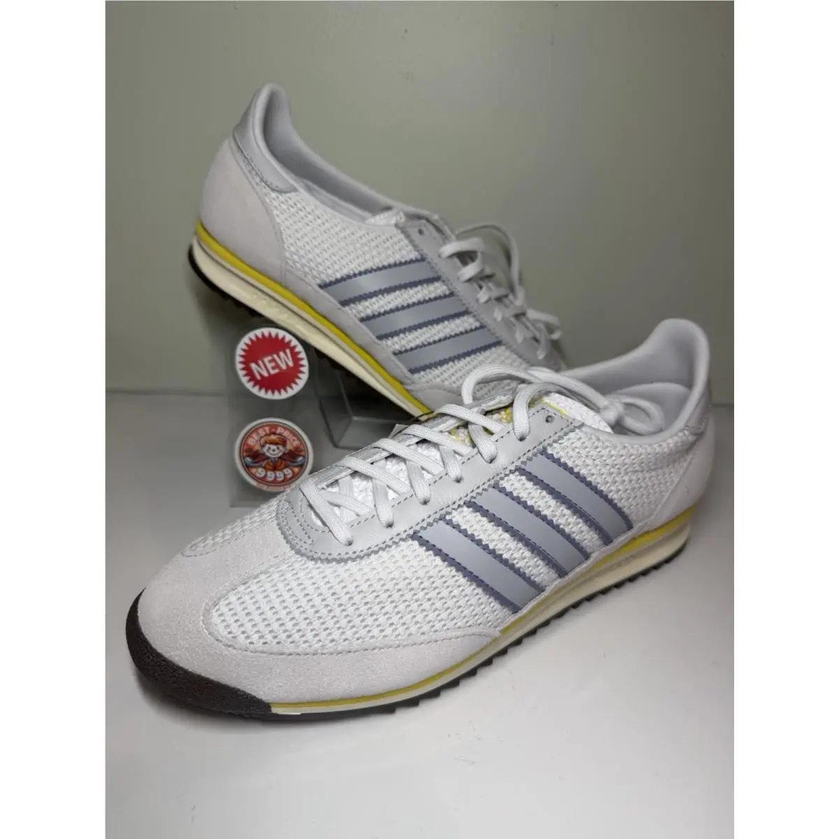 Adidas shoes - JI0190 - SL 72 OG - Gray/ Yellow 2