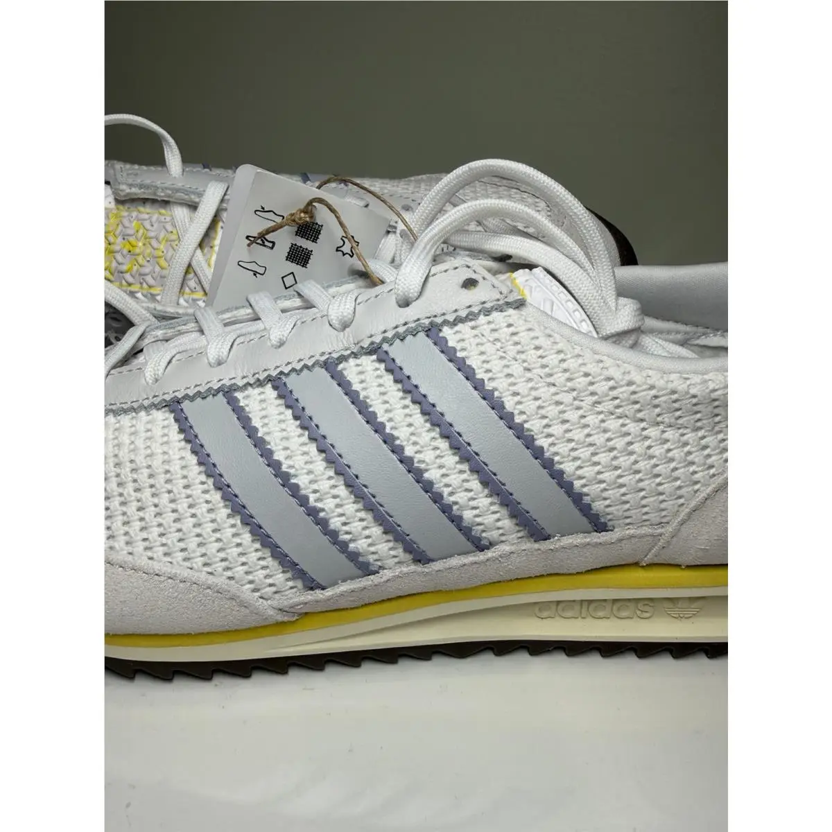 Adidas shoes - JI0190 - SL 72 OG - Gray/ Yellow 5
