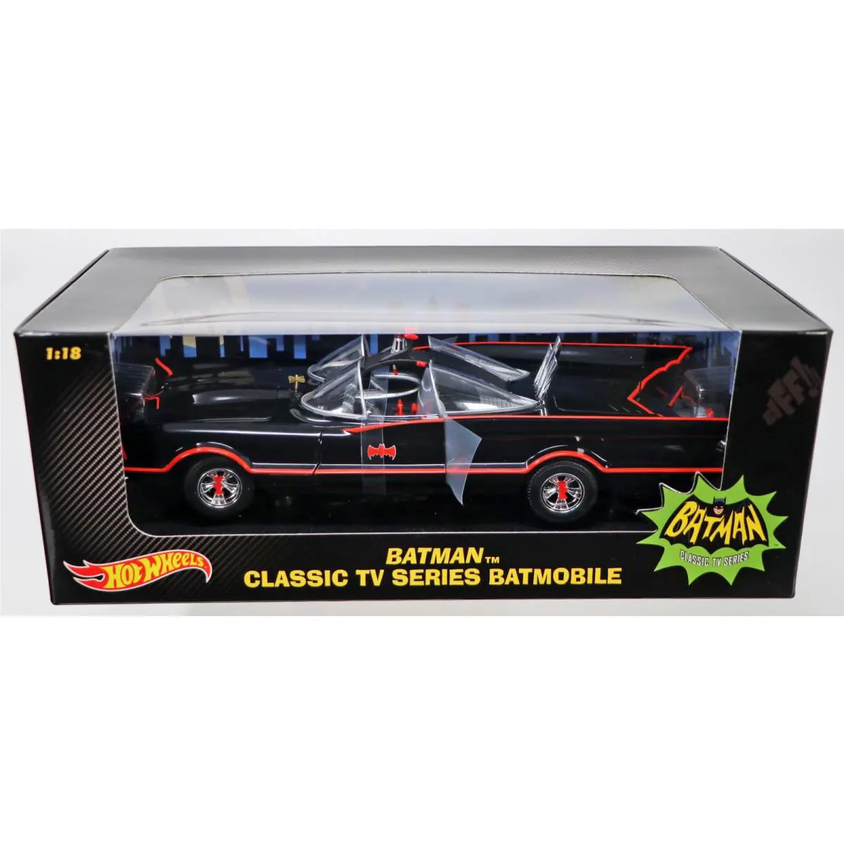 Hot Wheels Batman Classic TV Series Batmobile Car - W1171 Nrfb 2014 1:18