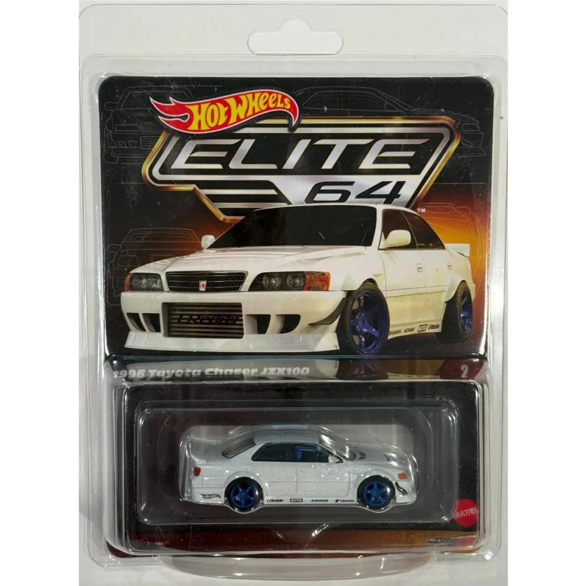 2022 Hot Wheels Elite 64 1996 Toyota Chaser JZX100 1996 Toyota Chaser Mint