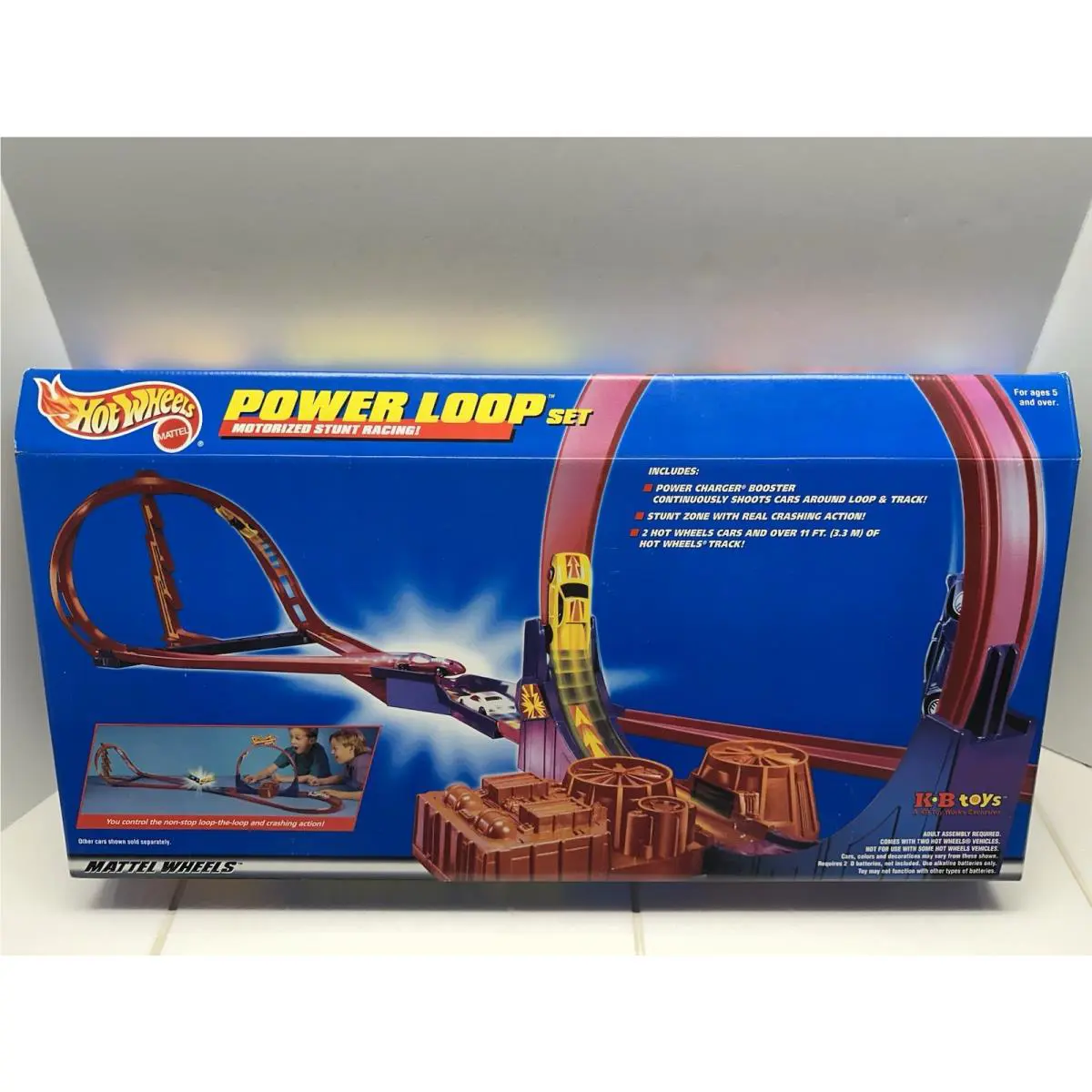 Hot Wheels Power Loop Set Motorized Stunt Racing Set 11592 1994