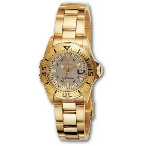 Invicta Women`s Watch Pro Diver Quartz Mop Dial Stainless Steel Bracelet 2963