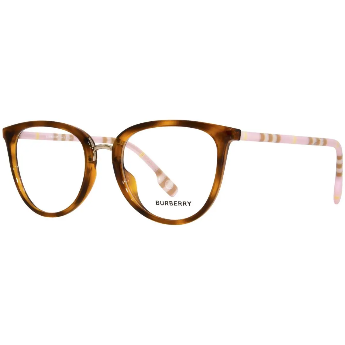 Burberry Katie BE2366U 4019 Eyeglasses Frame Women`s Light Havana Full Rim 51mm