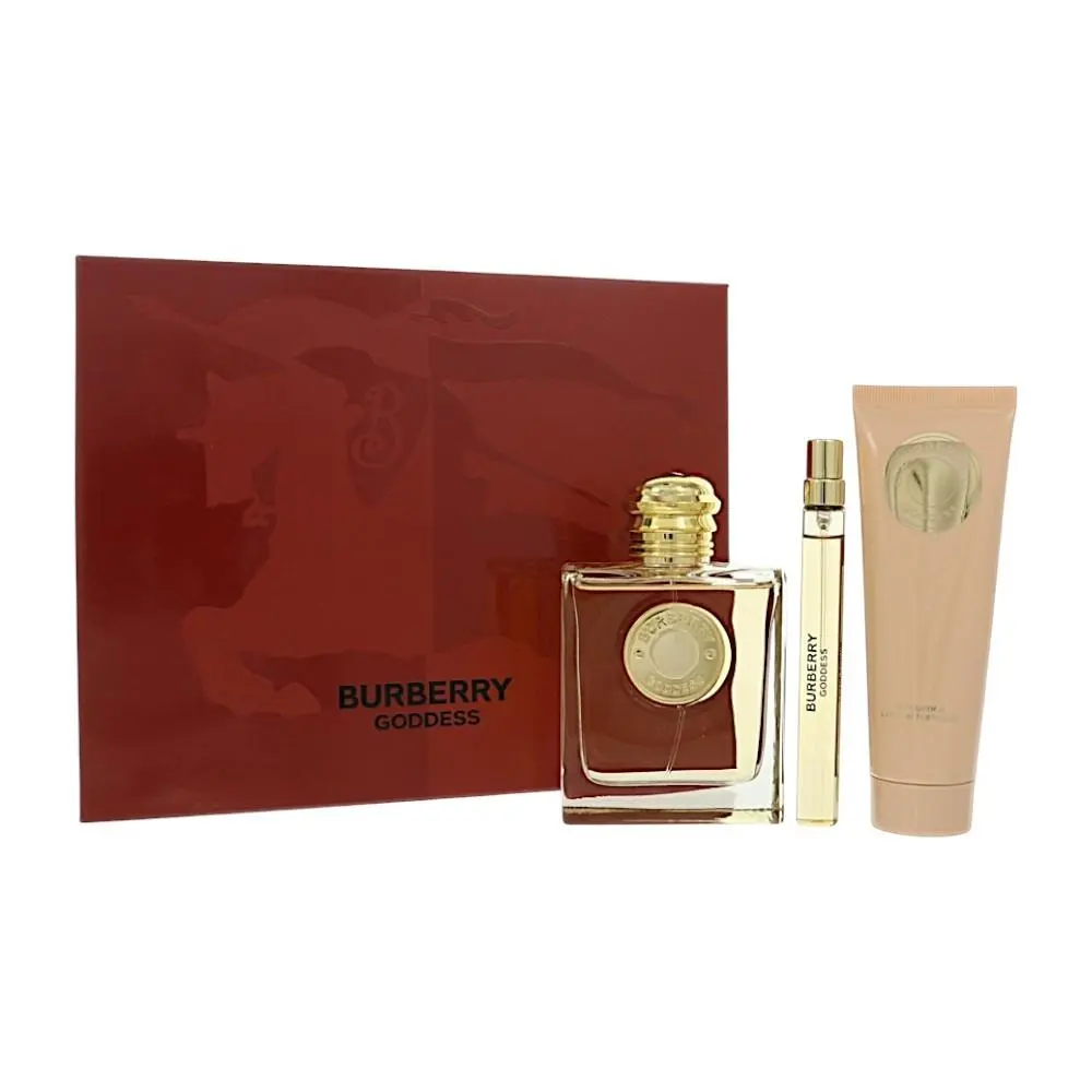 Goddess by Burberry Gift Set For Women 3 Piece Set For Women: 3.3 Oz Eau De