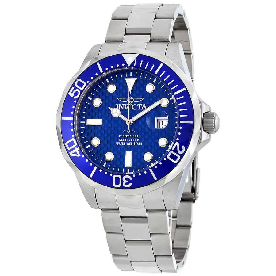 Invicta Pro Diver Blue Dial Men`s Watch 12563