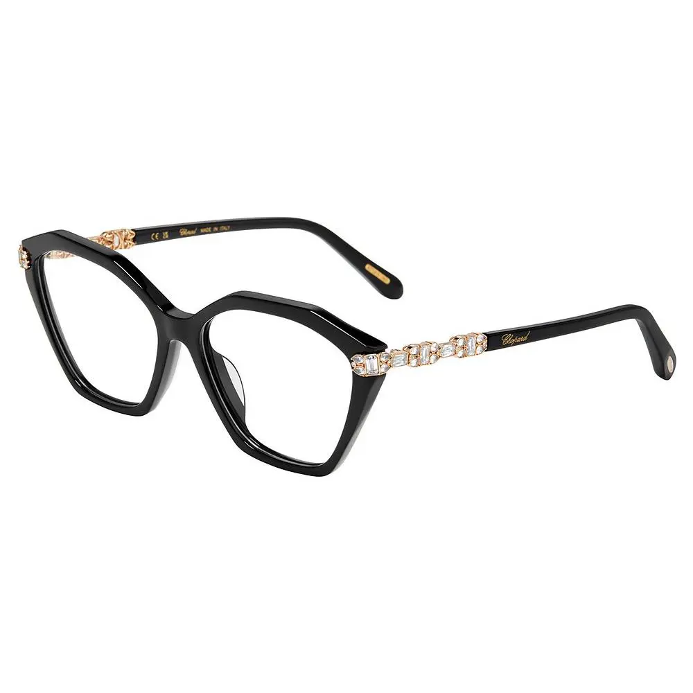 Chopard VCH403S Eyeglasses Eye Glasses 0700 Shiny Black 55mm Unise
