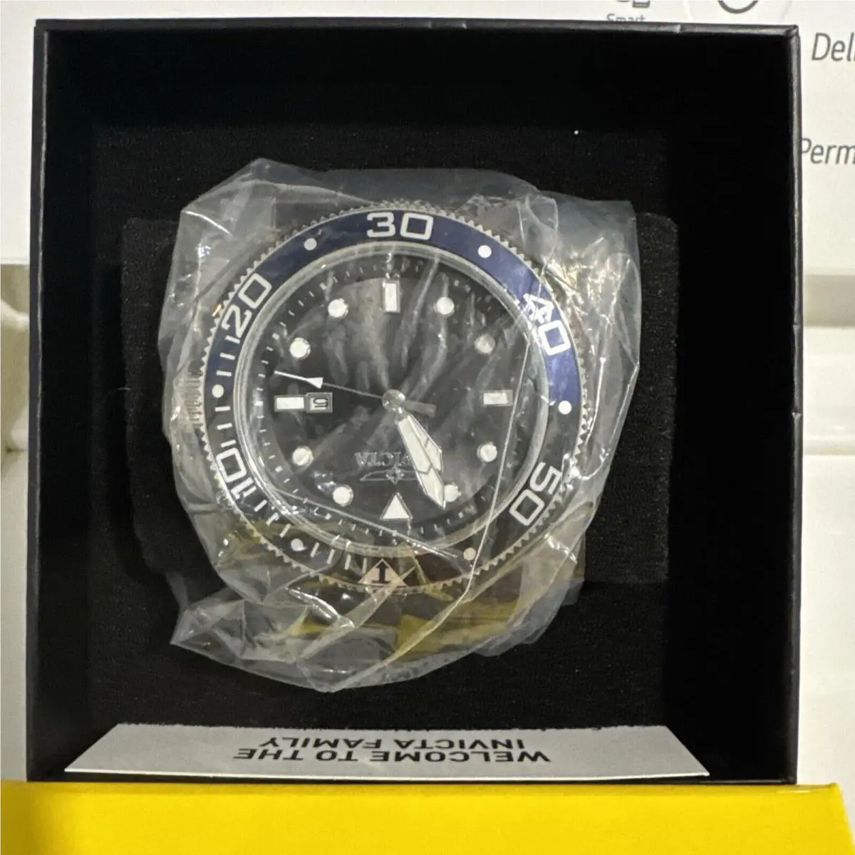 Invicta Men`s Pro Diver 51mm Blue Black Stainless Steel Case Black
