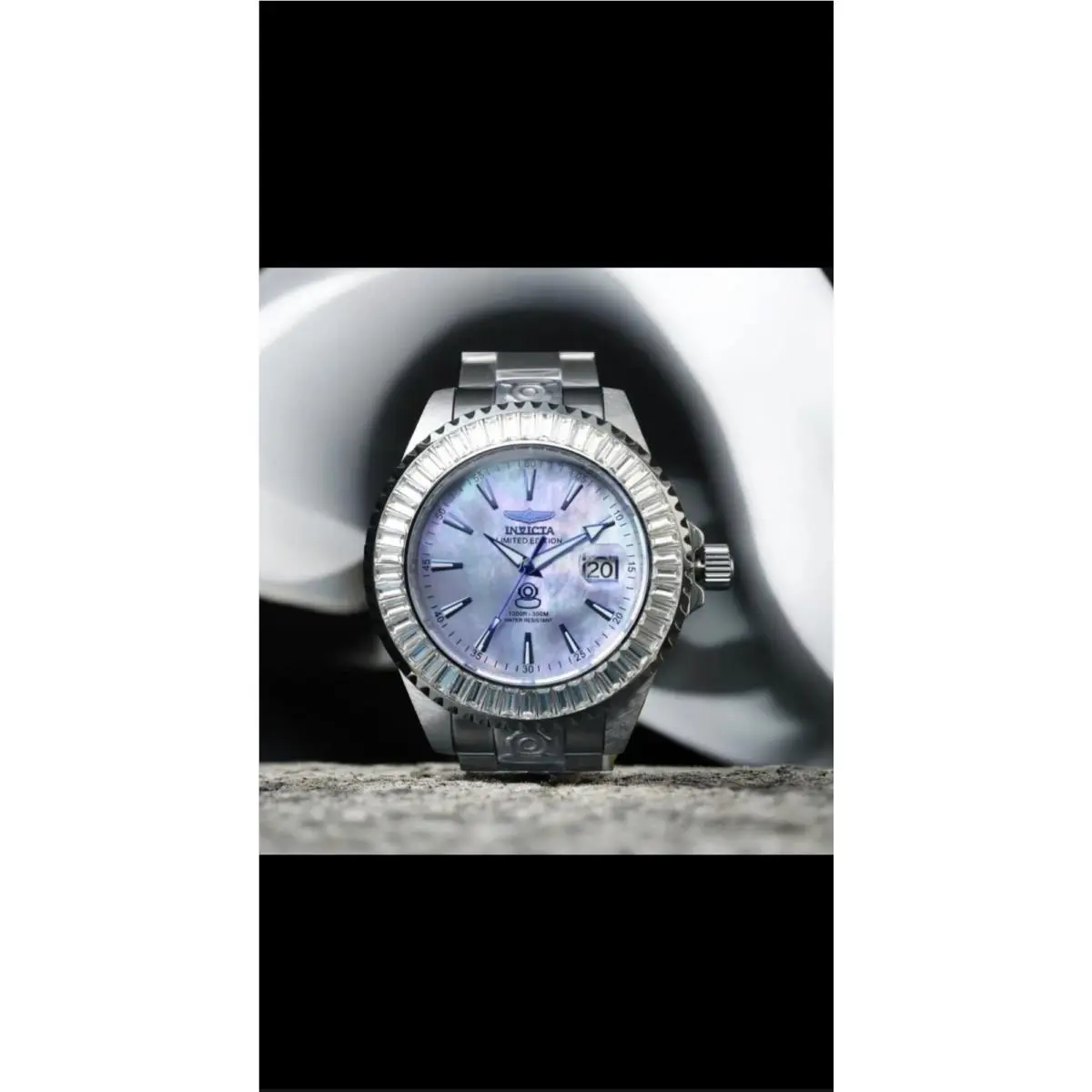 Invicta Grand Diver Limited Edition Men`s 47mm Blue Pearl Dial Auto Watch 44314